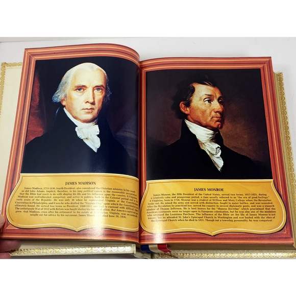 Vintage Holy Bible American Bicentennial Edition Family Gilded Liberty Bell - Picture 13 of 16